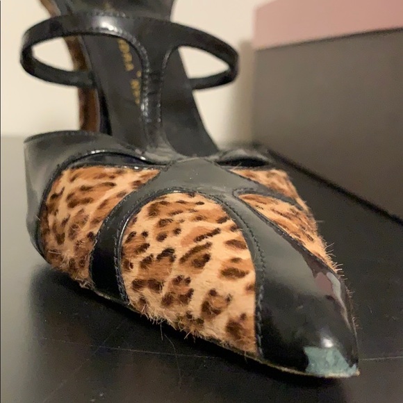 Alexandra Neel leopard print / patent heels - Picture 7 of 10